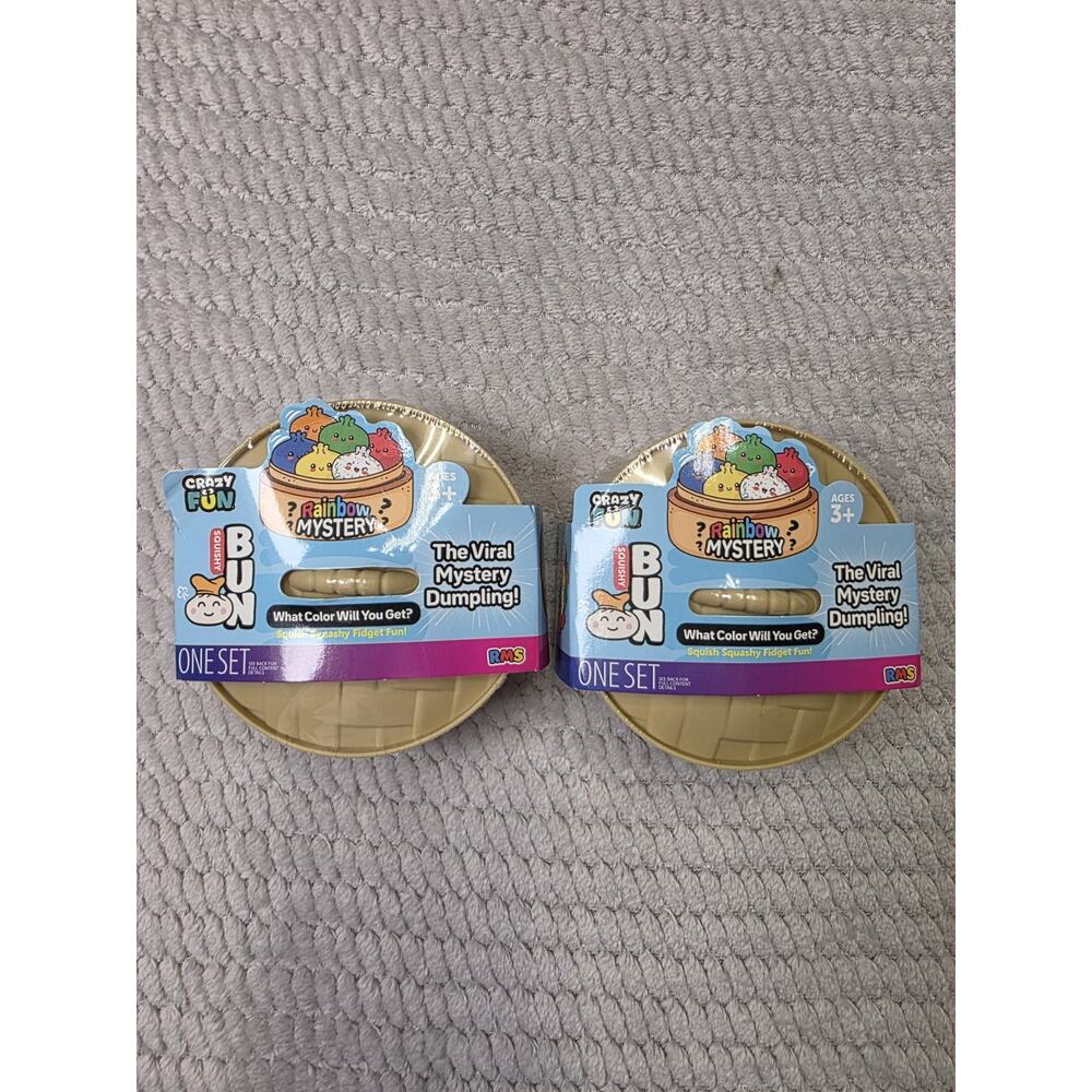 Mystery Dumpling Rainbow Lot Of 2 Viral Regular Size Squishy Dumpling Fidget